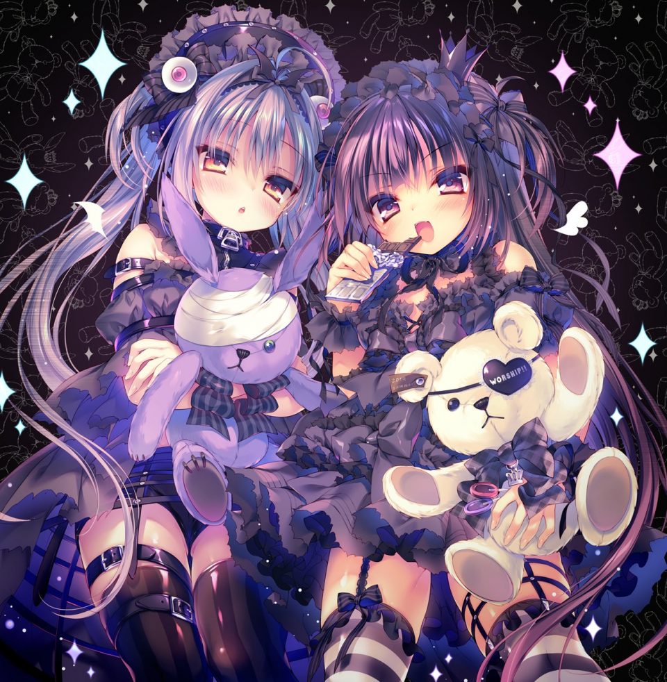 原创 Rubi-sama 连衣裙 哥特式洛丽塔 Holding 萝裙 长发 開口
