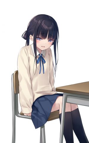Na-Ga,制服,掀裙