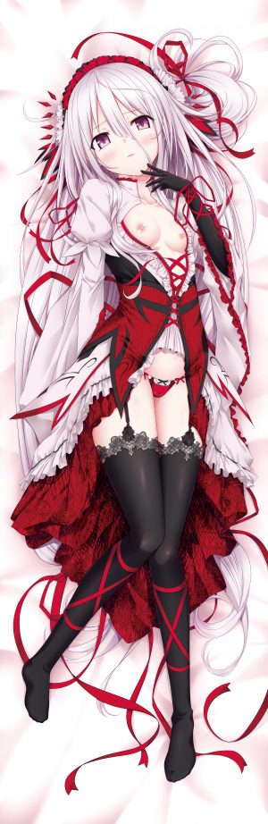 cura,LOSE社,ゴスデリ,萝裙,哥特式洛丽塔,No-Bra,胖次,衬衫,长筒袜,丝袜,下着,breasts,cameltoe,nipples,抱枕,長身像