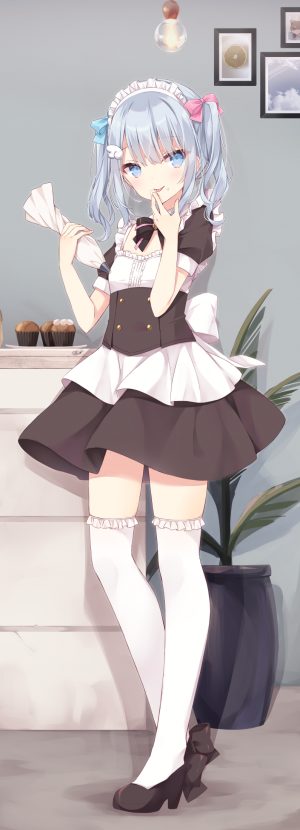 hoshi,女仆,丝袜