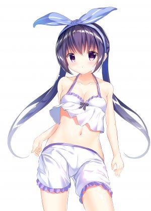 pizzzica,天々座理世,请问您今天要来点兔子吗?,灯笼裤,cleavage,lingerie