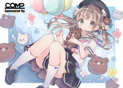 せんちゃ,オリジナル,女の子,セーラー服,熊