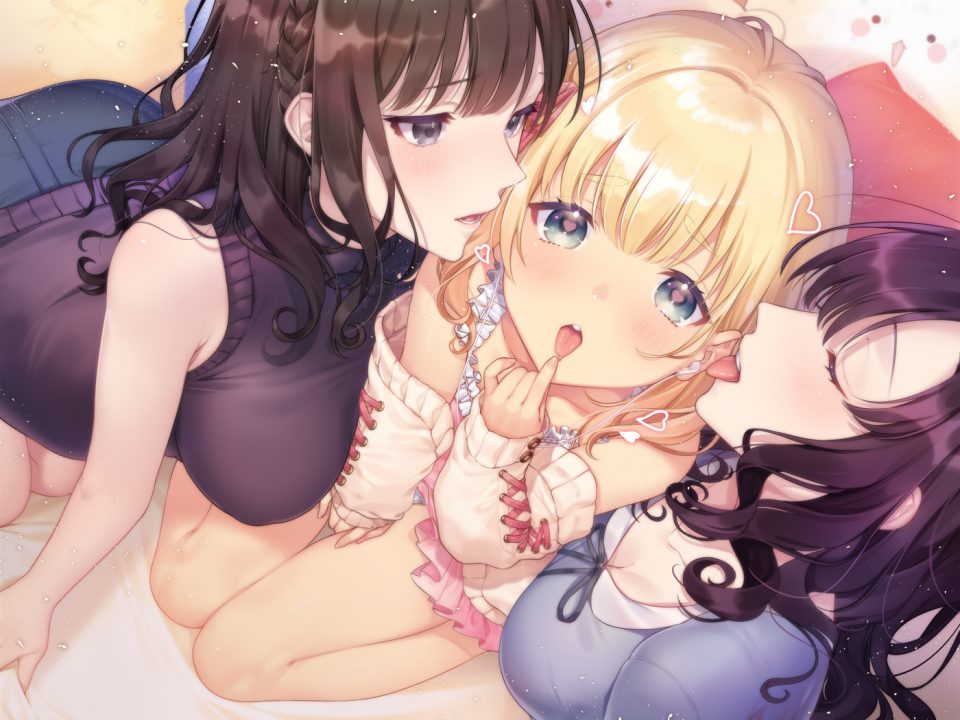Nniiccoo 原创 黑发 金发 脸红 胸部 茶发 短裙