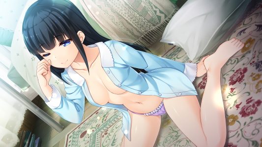 sky-freedom,水城遊離,Fluorite,游戏CG,No-Bra,睡衣,胖次